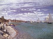 Regatta at Sainte-Adresse, Claude Monet